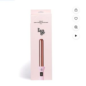 Lange Pink and Rose Gold Curling Wand